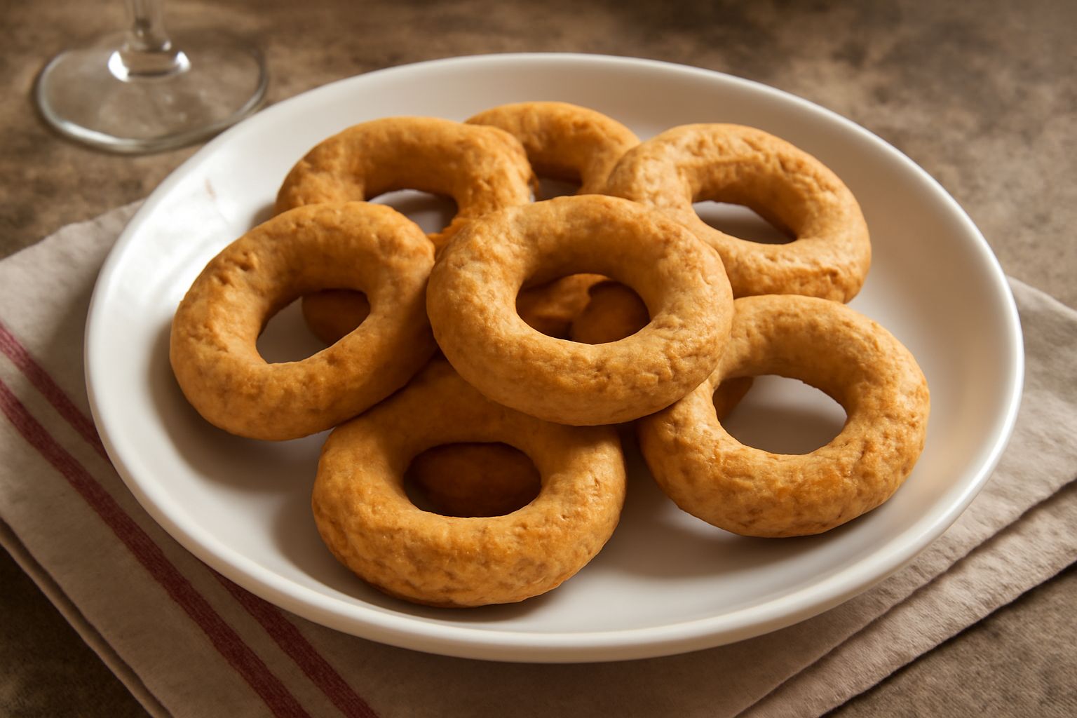 Taralli con l'olio