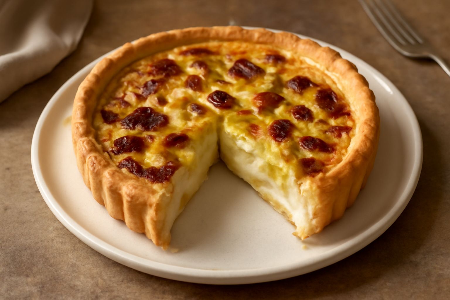 Tarte aux poireaux