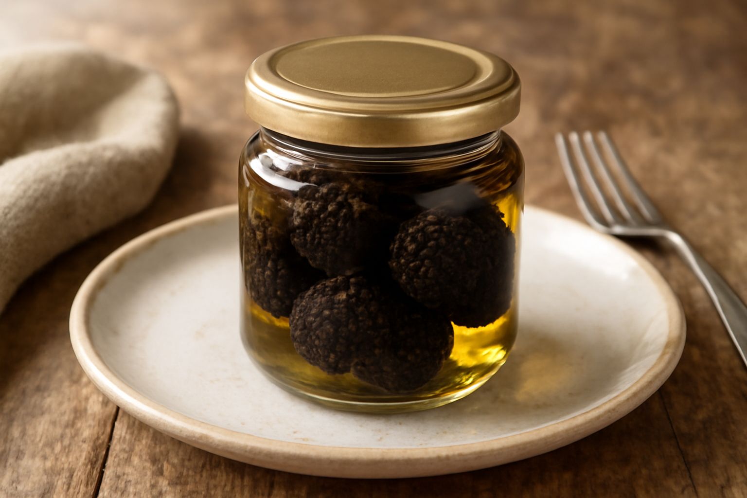 Tartufo conservato sott'olio