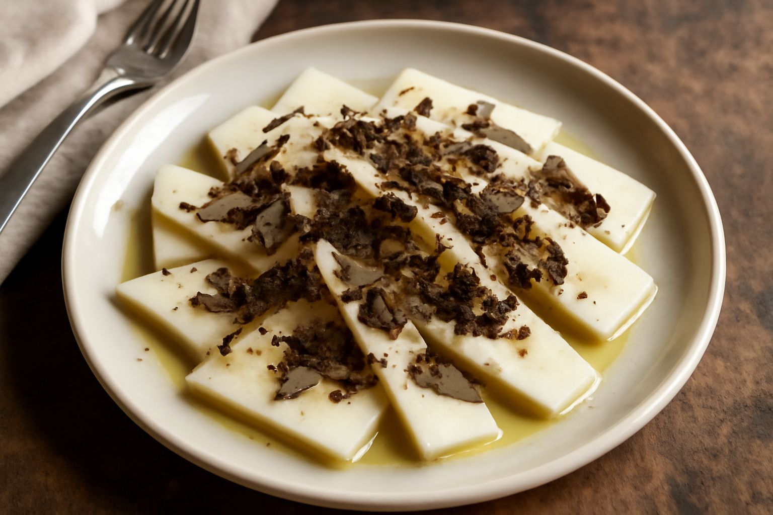 Tartufo nero su formaggi: umami intenso e digeribilità preservata