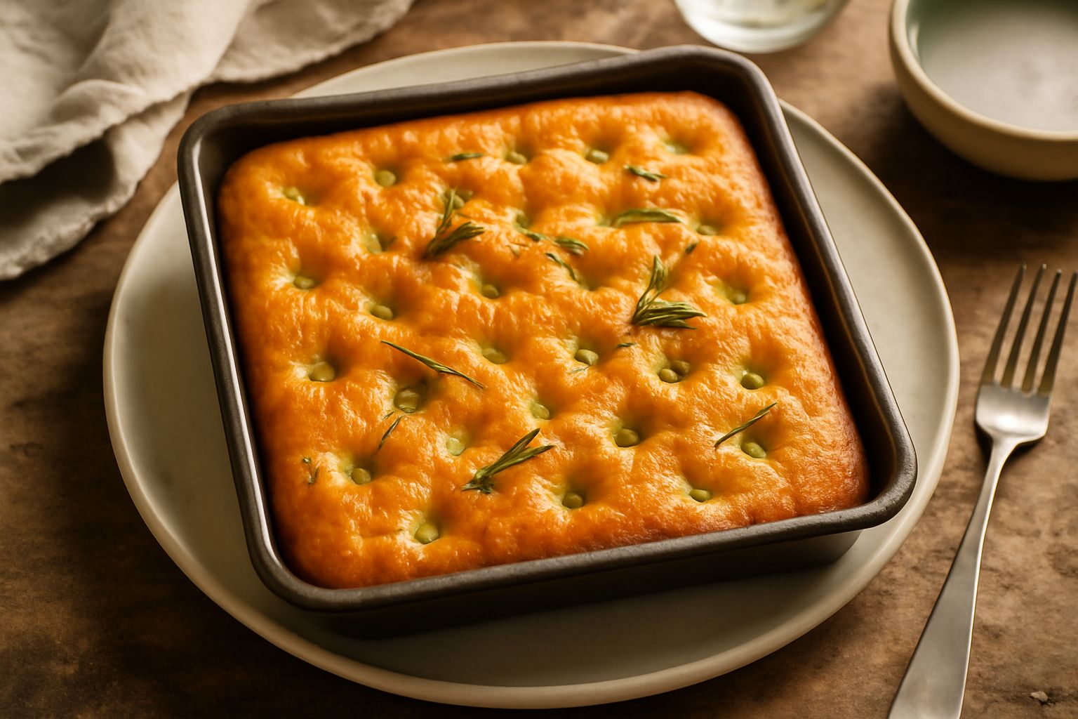 Teglia di focaccia