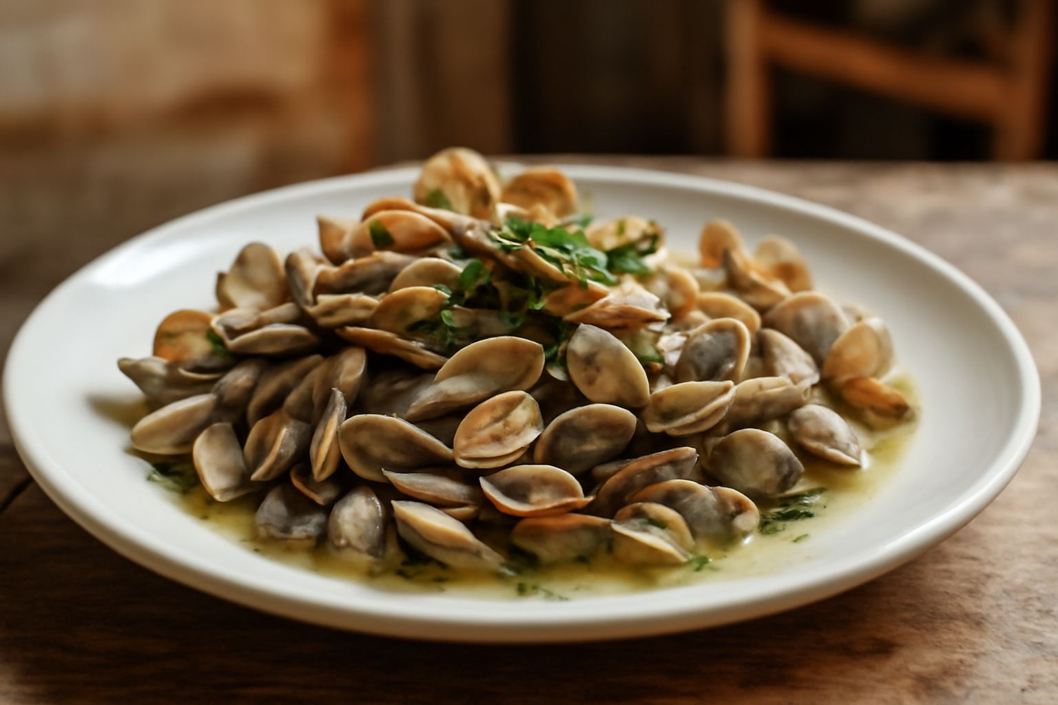 Telline al vino bianco