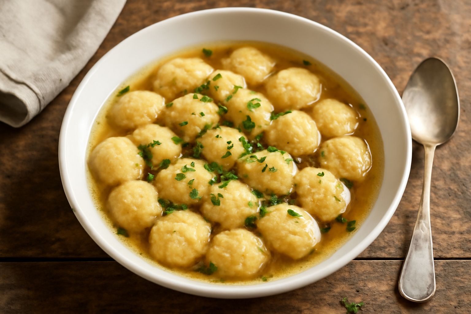 Testaroli in brodo