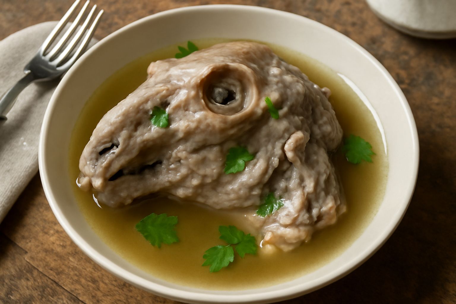 Testina d'agnello bollita