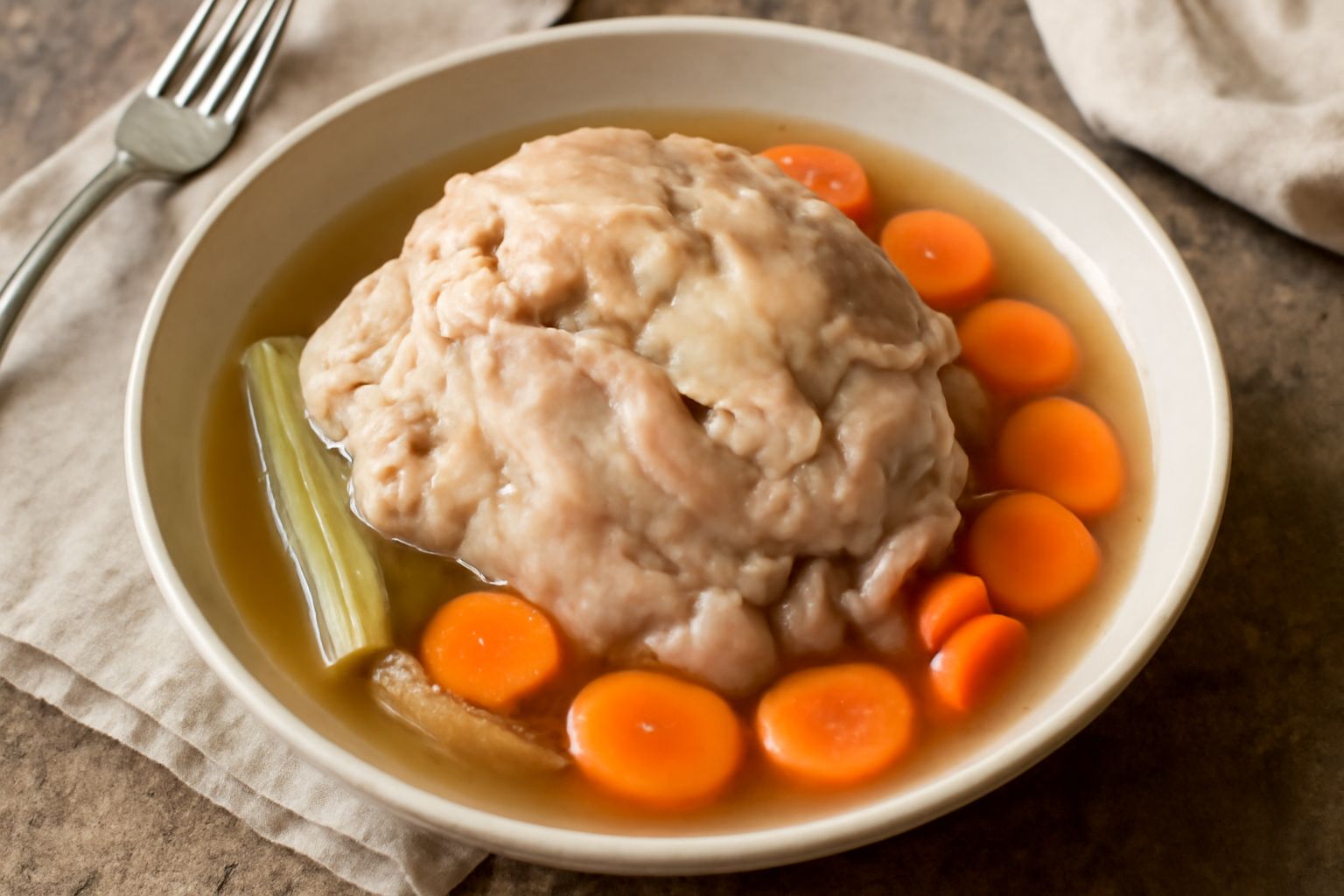 Testina di vitello lessata
