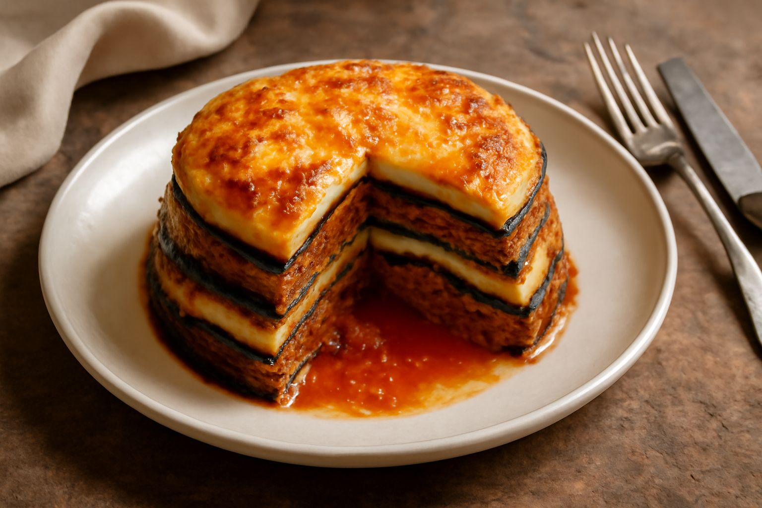 Timbale di melanzane