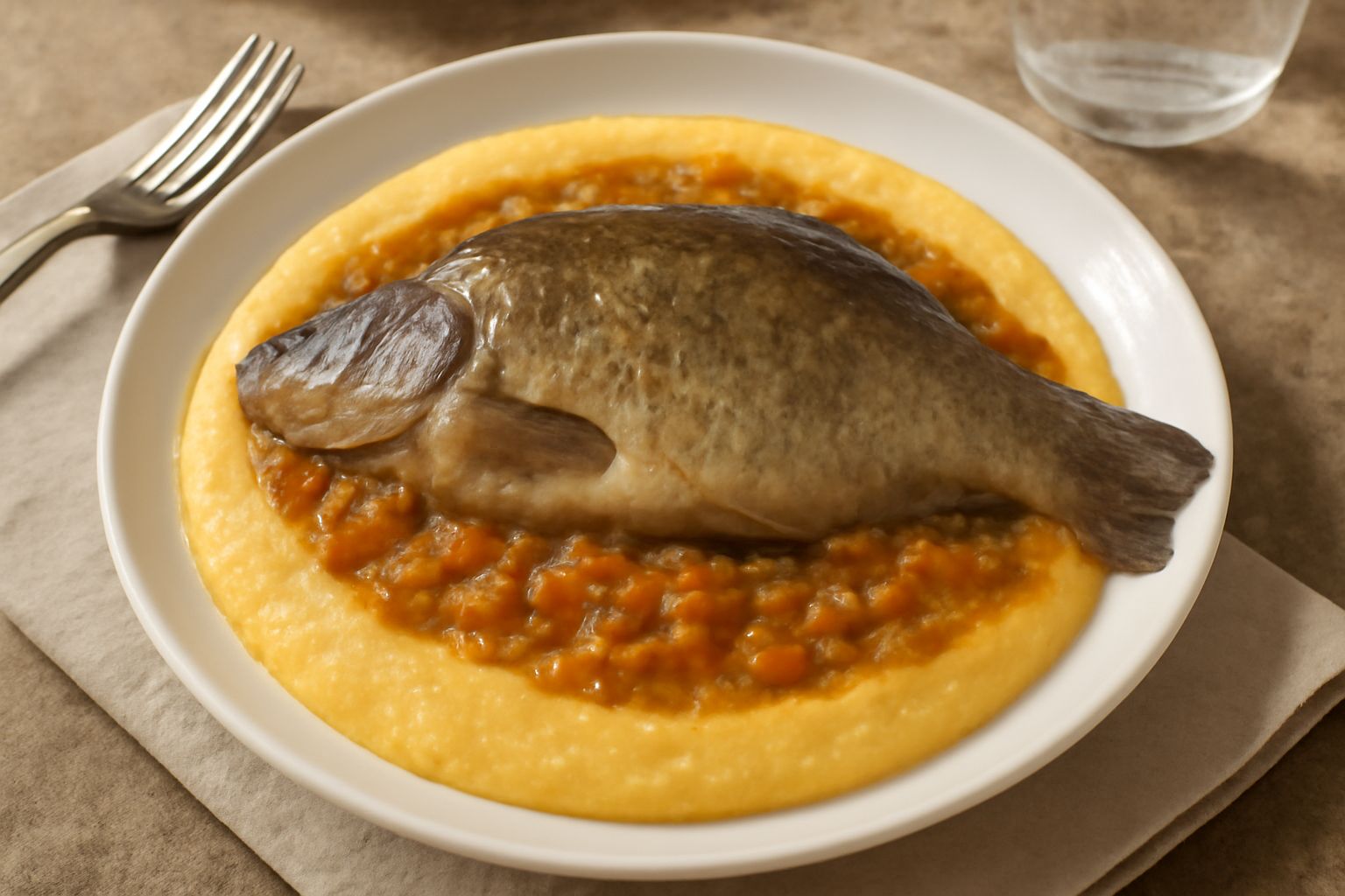 Tinca con polenta