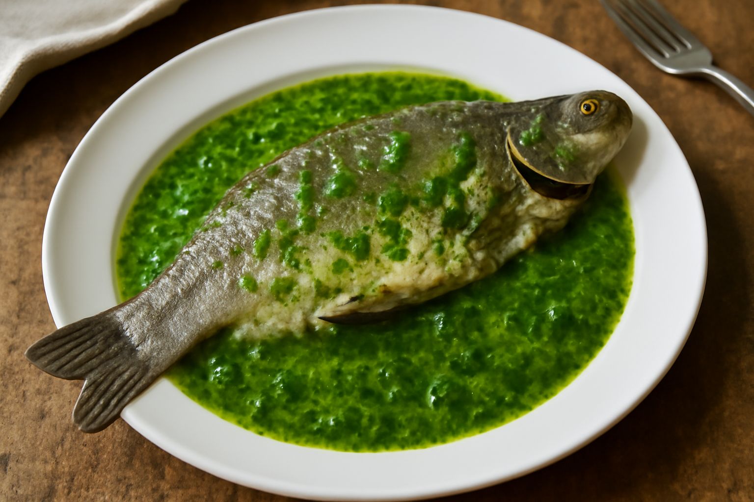Tinca in salsa verde