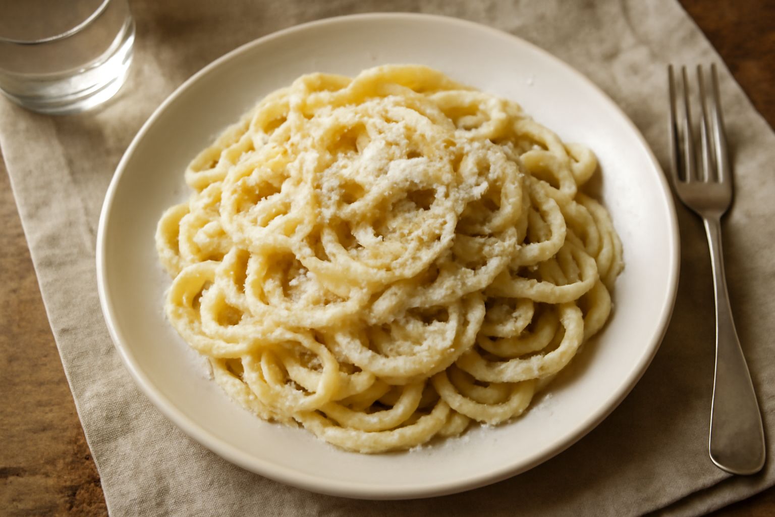 Tonnarelli cacio e pepe