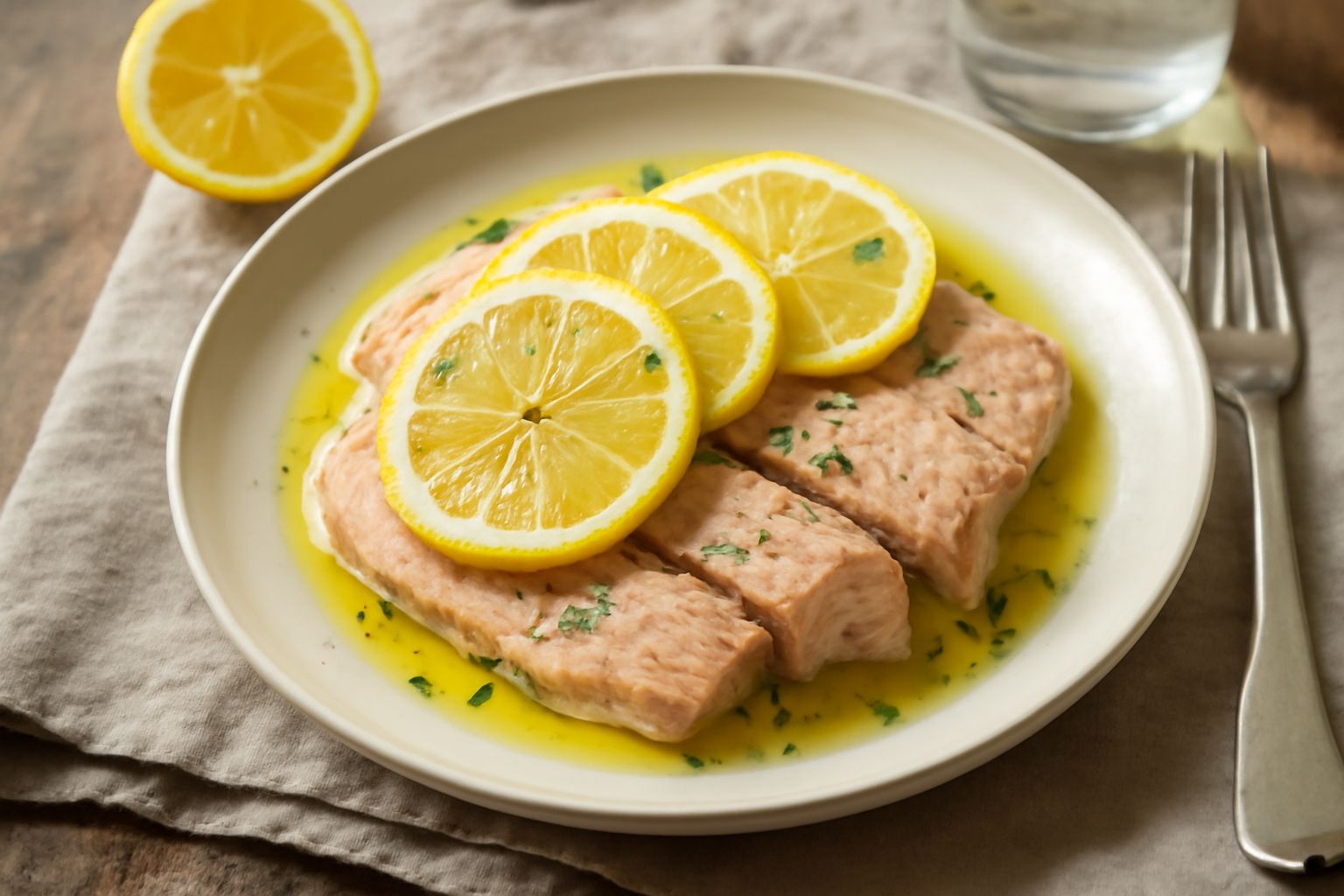 Tonno con limone