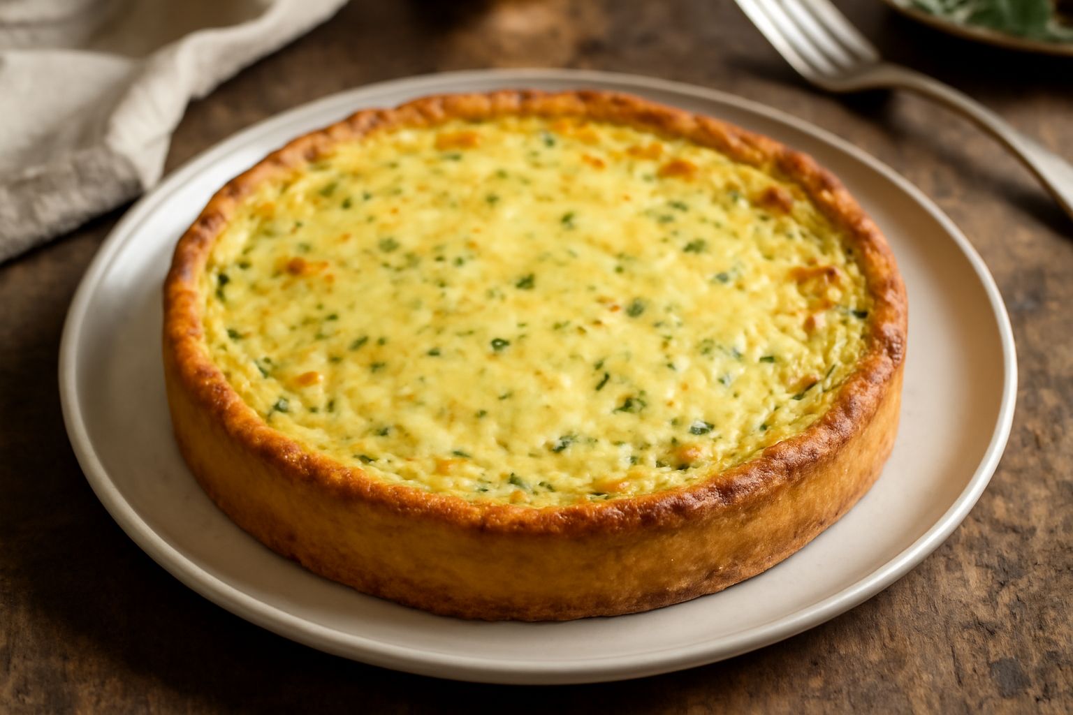 Torta al formaggio salato