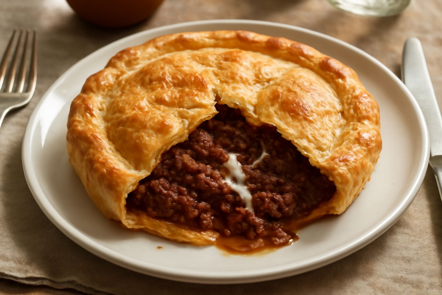 Torta al ragu