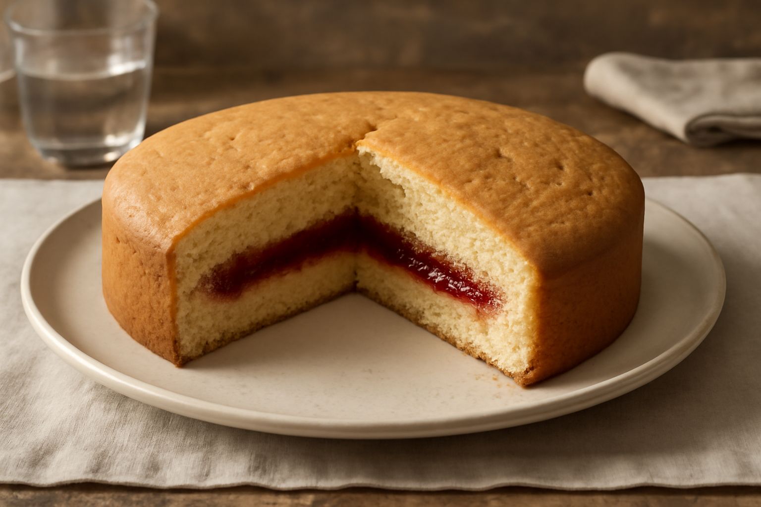 Torta con marmellata