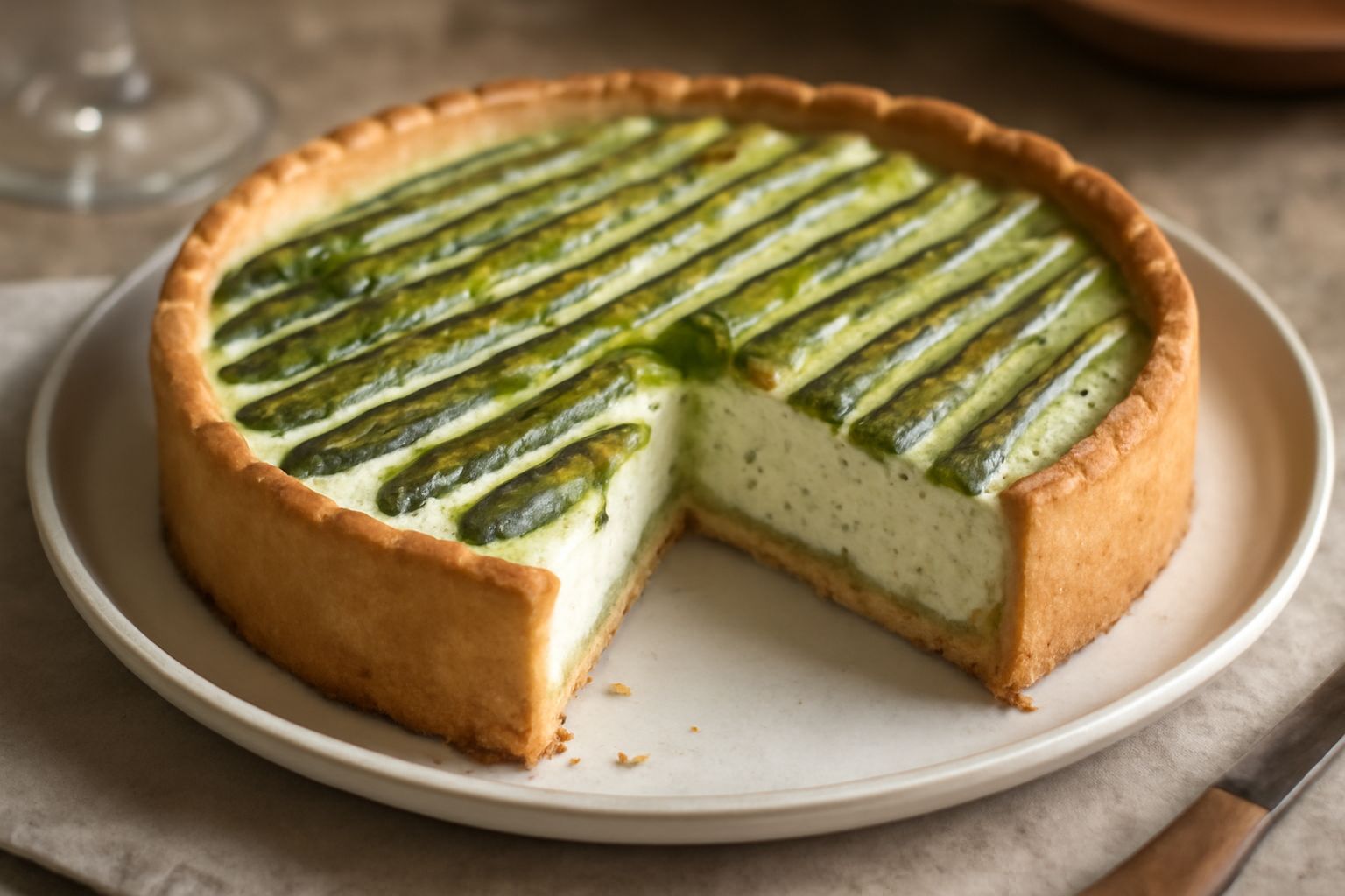 Torta d'asparagi fredda: verdure croccanti e leggerezza che nutrono senza appesantire