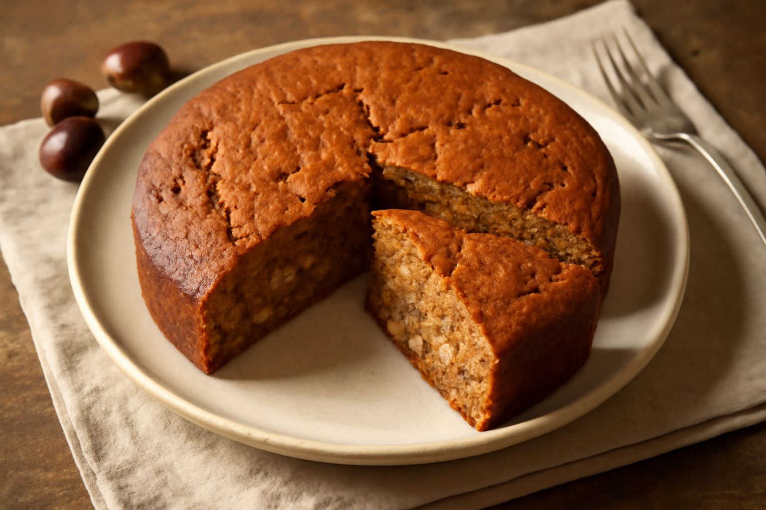 Torta delle castagne piemontese
