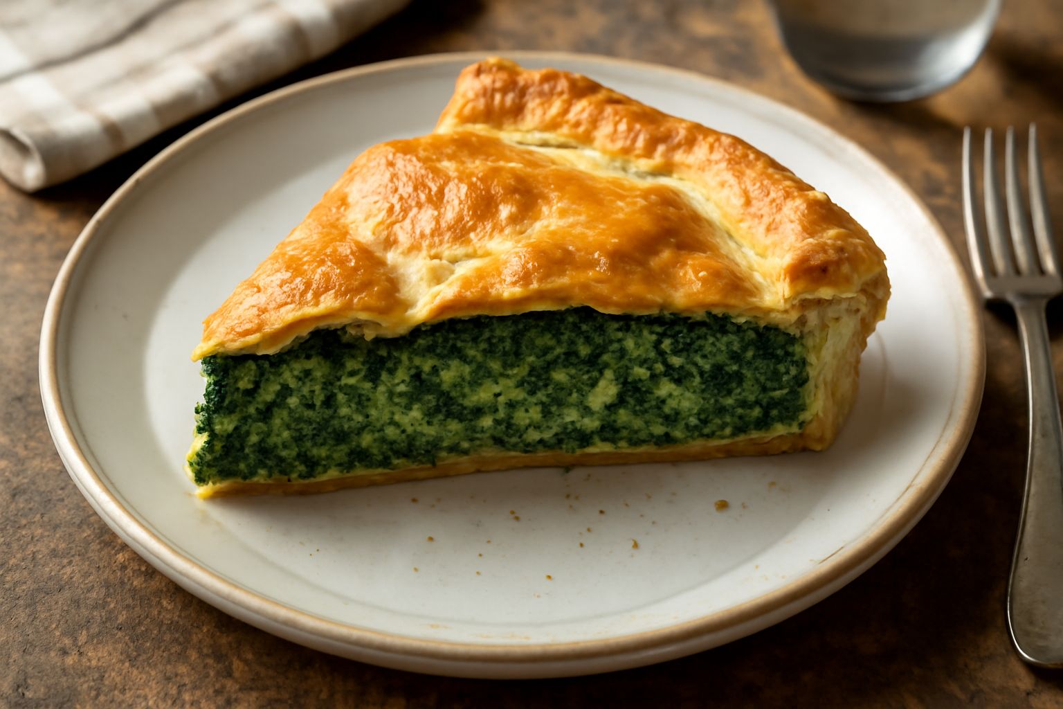 Torta d'erbe selvatiche