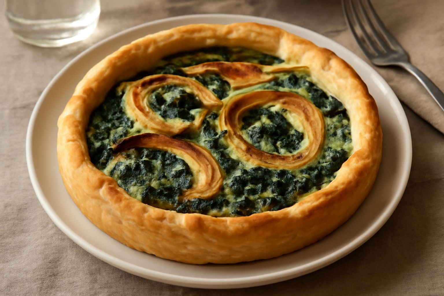 Torta di bietola e cipolla