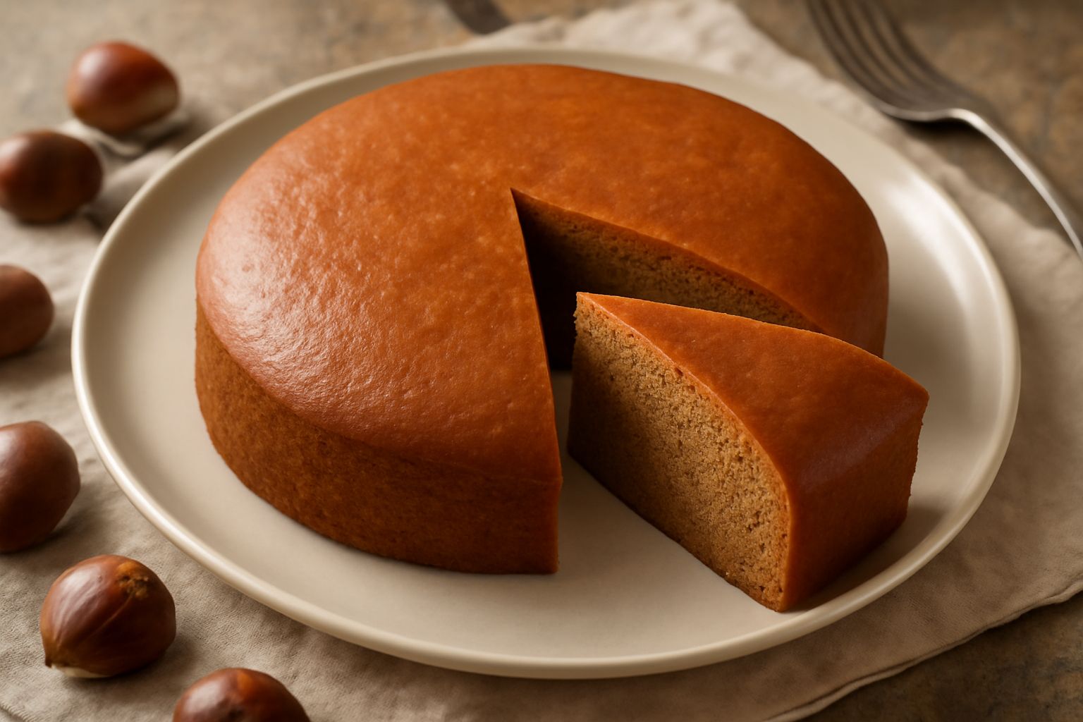 Torta di castagne