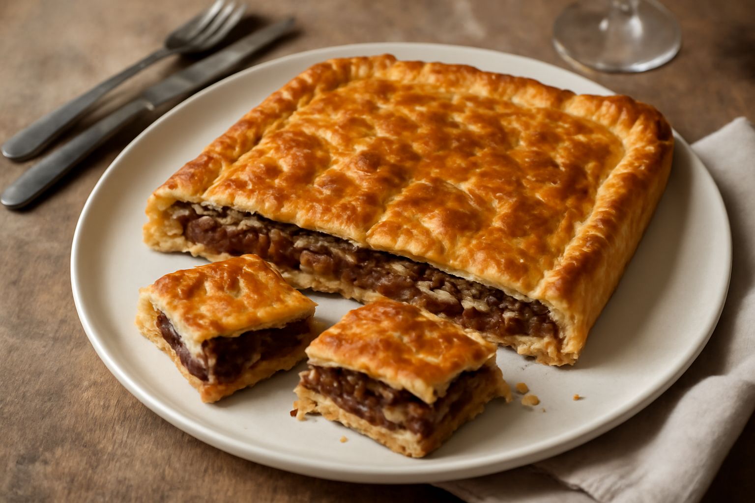 Torta di cipolle caramellate