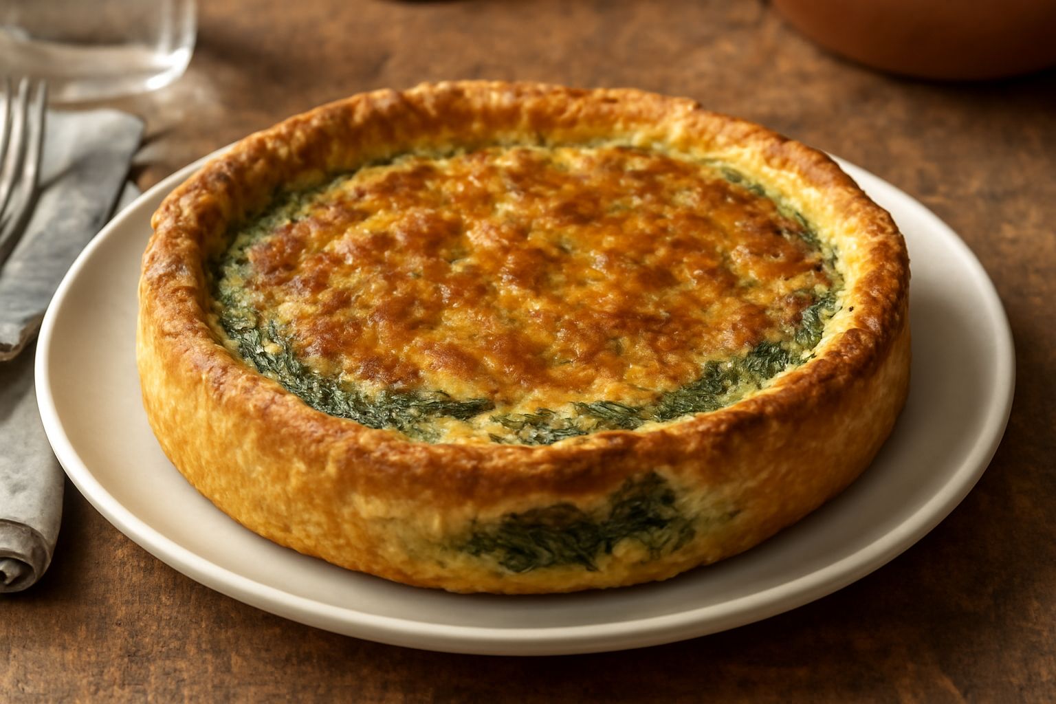Torta di erbe spontanee