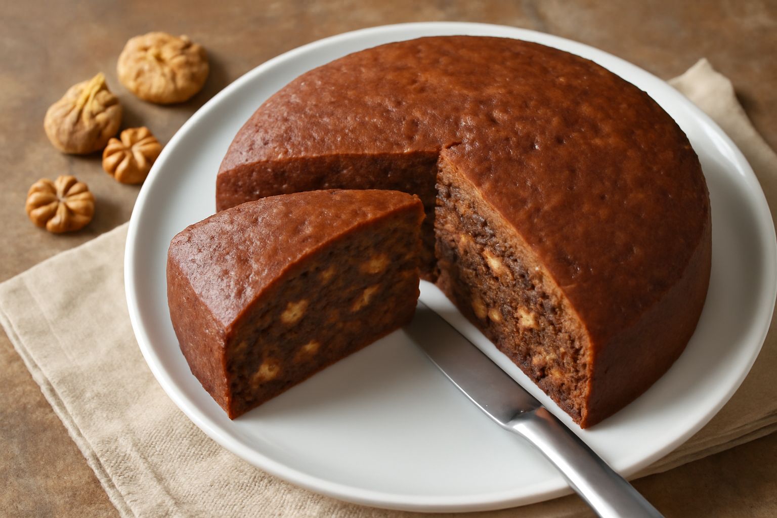 Torta di fichi secchi e noci