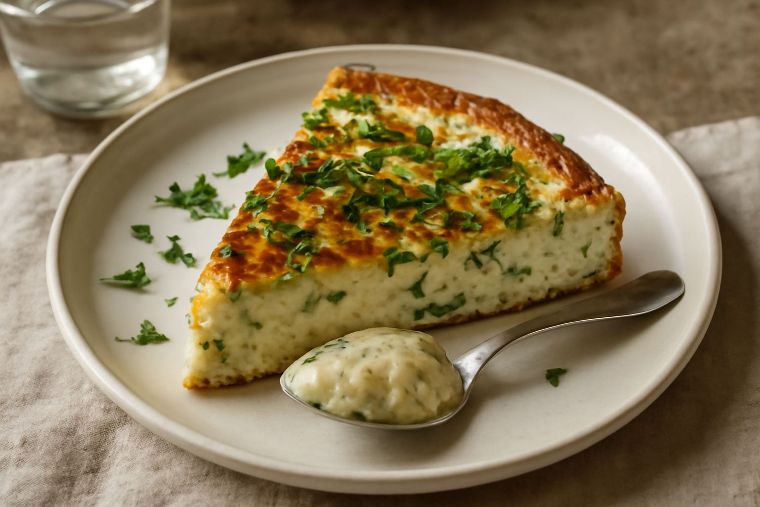 Torta di formaggio e erbe