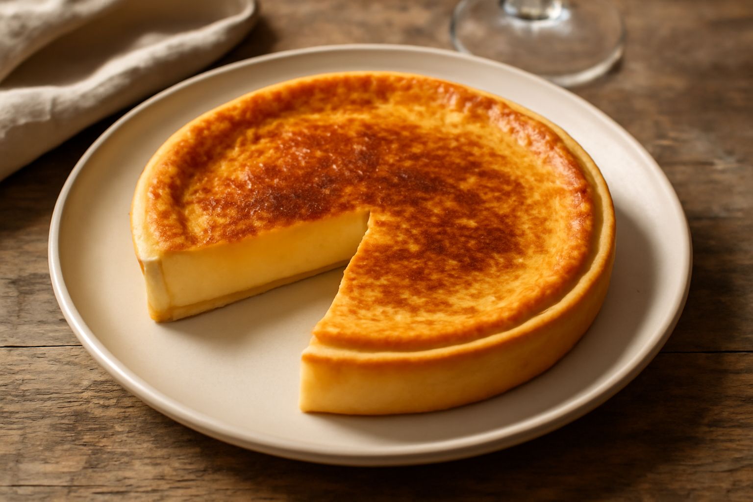 Torta di formaggio e uova
