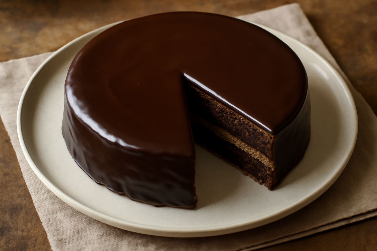 Torta di gianduia