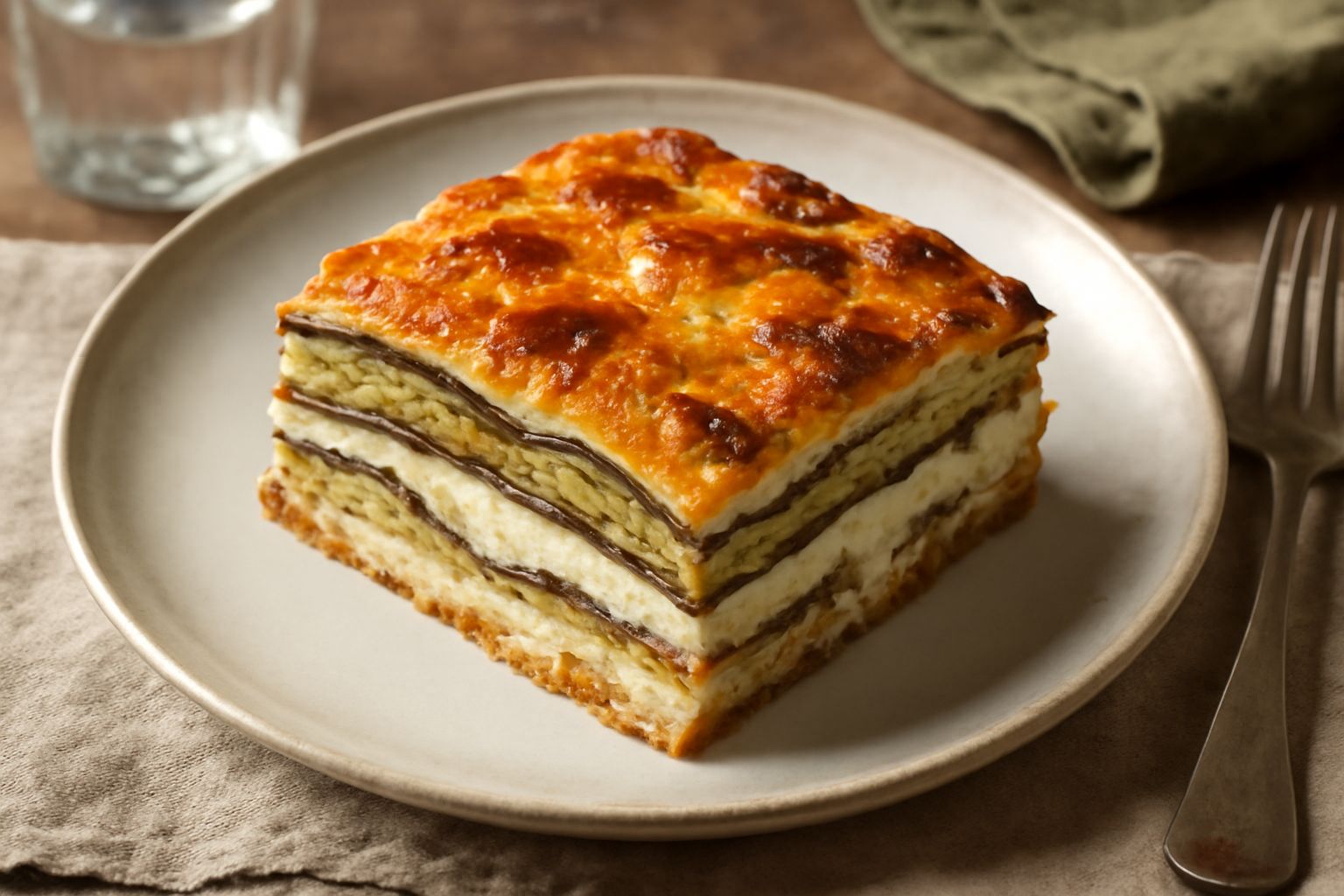 Torta di melanzane e formaggio