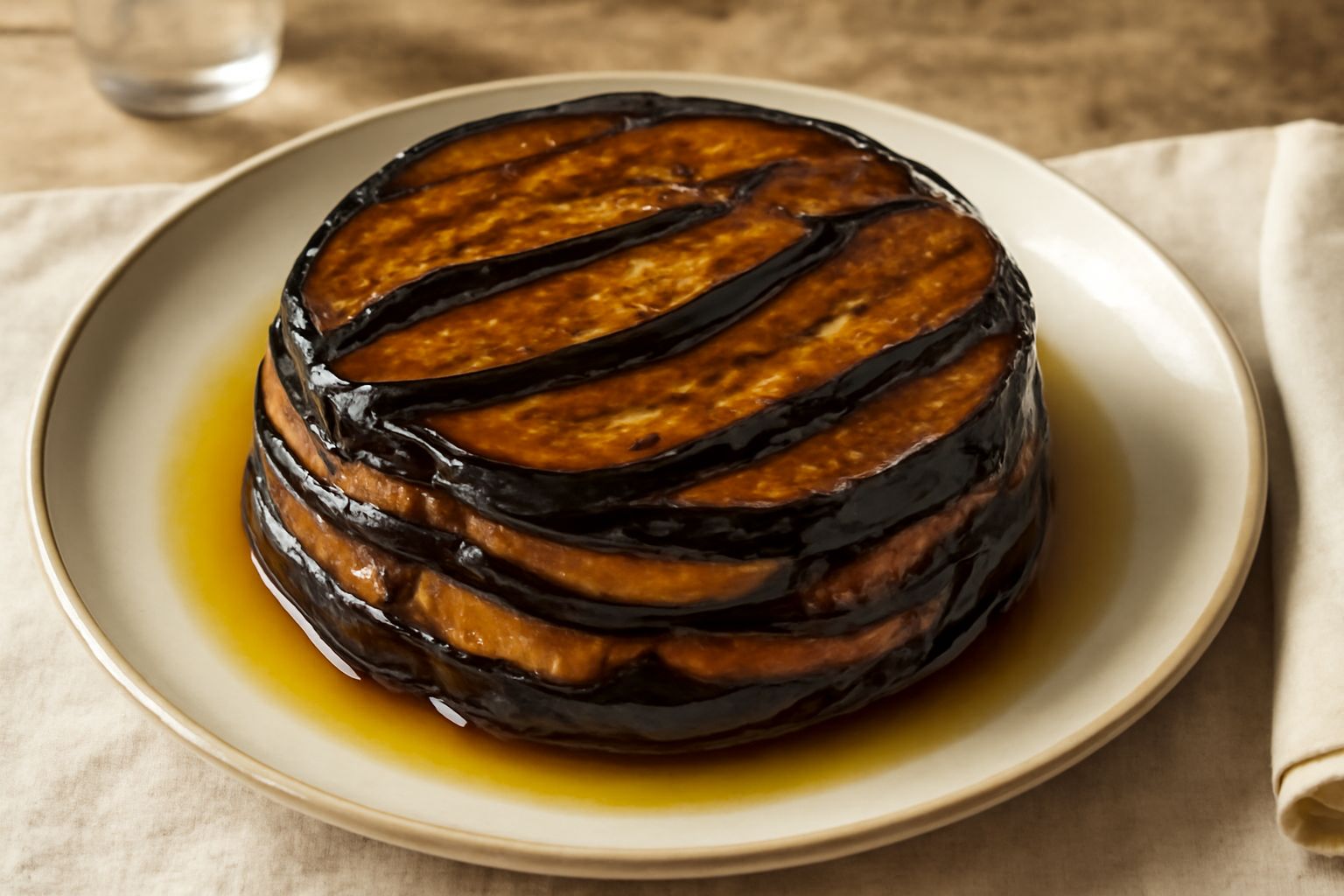 Torta di melanzane sott'olio