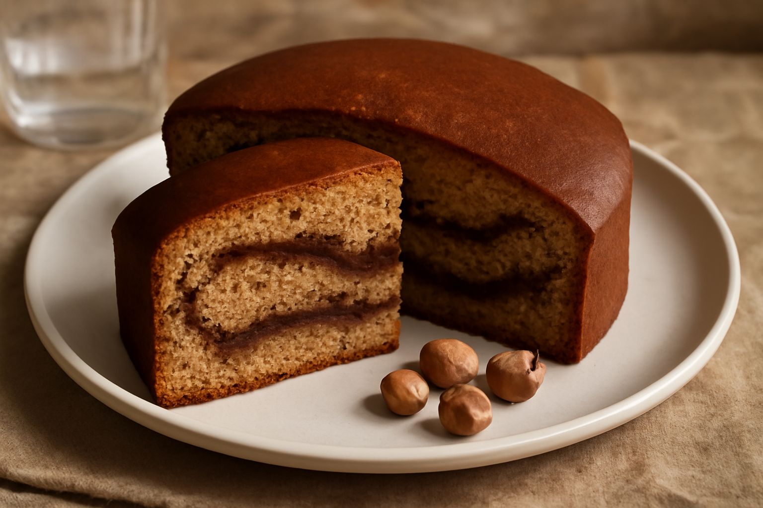 Torta di nocciola e cioccolato