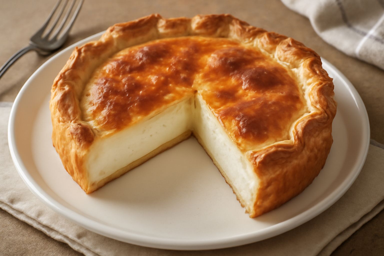 Torta di pasta sfoglia con ricotta