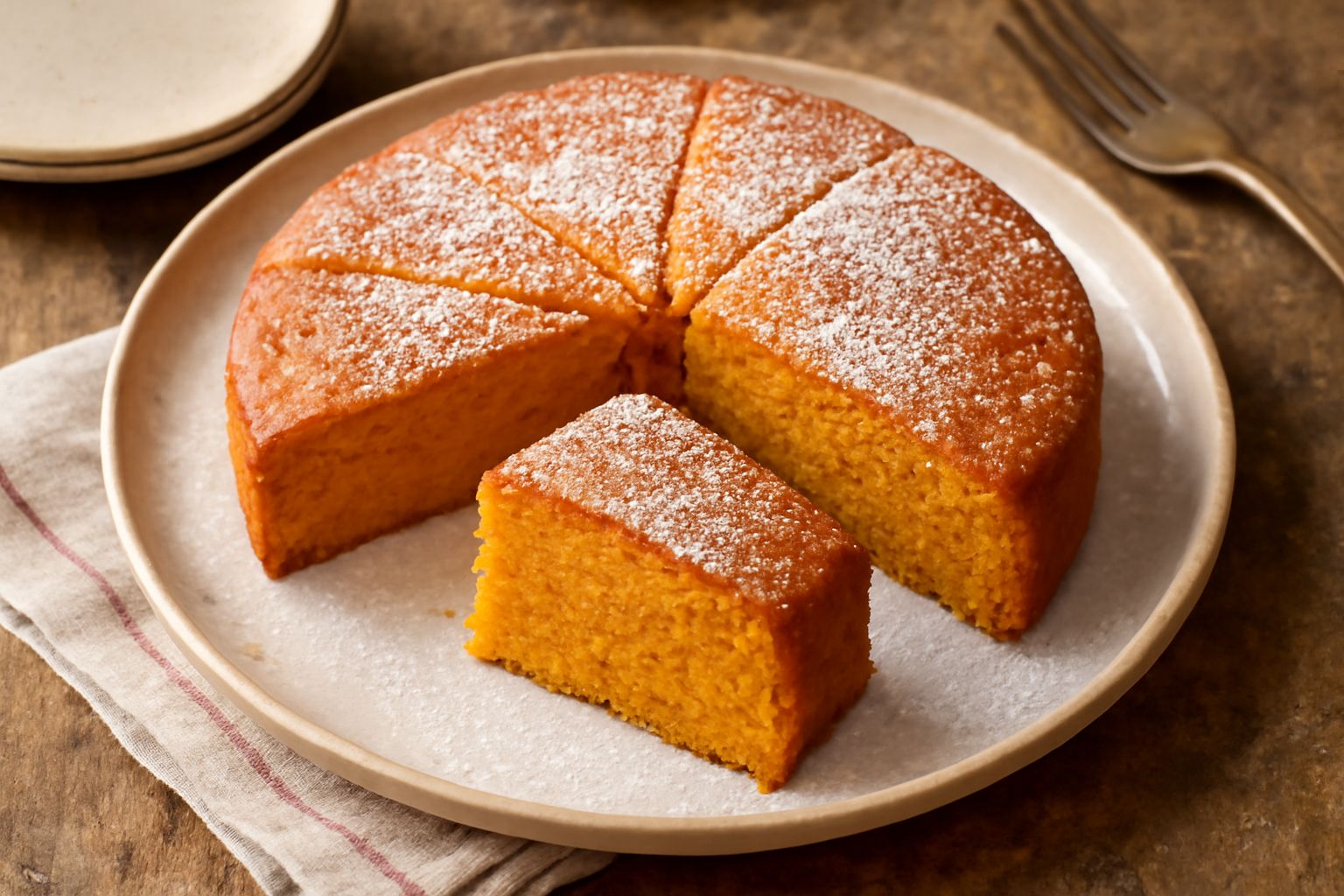 Torta di patate dolci