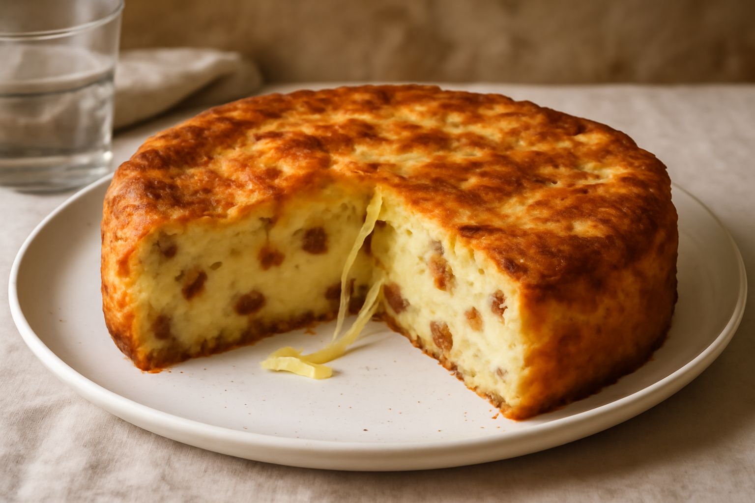 Torta di patate e ciccioli