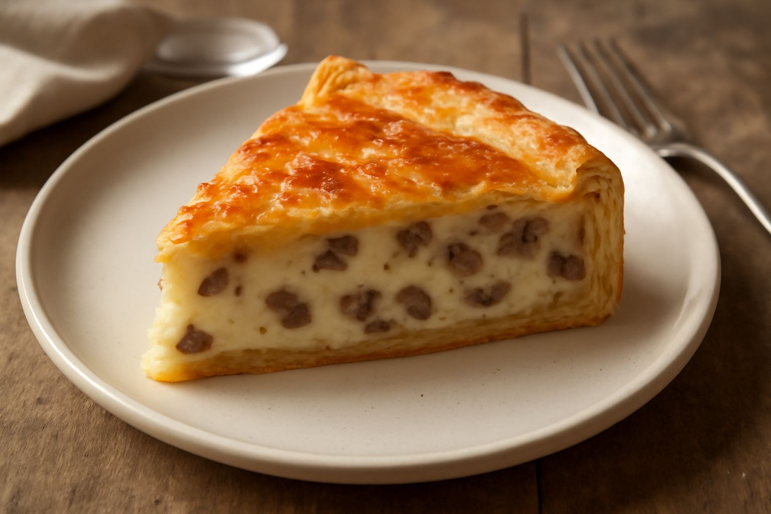 Torta di patate e funghi