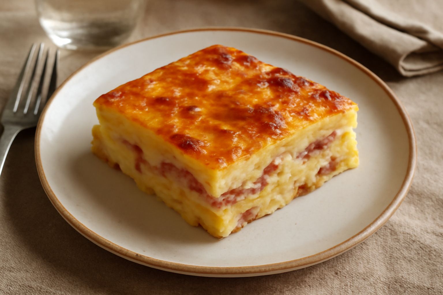 Torta di patate e speck