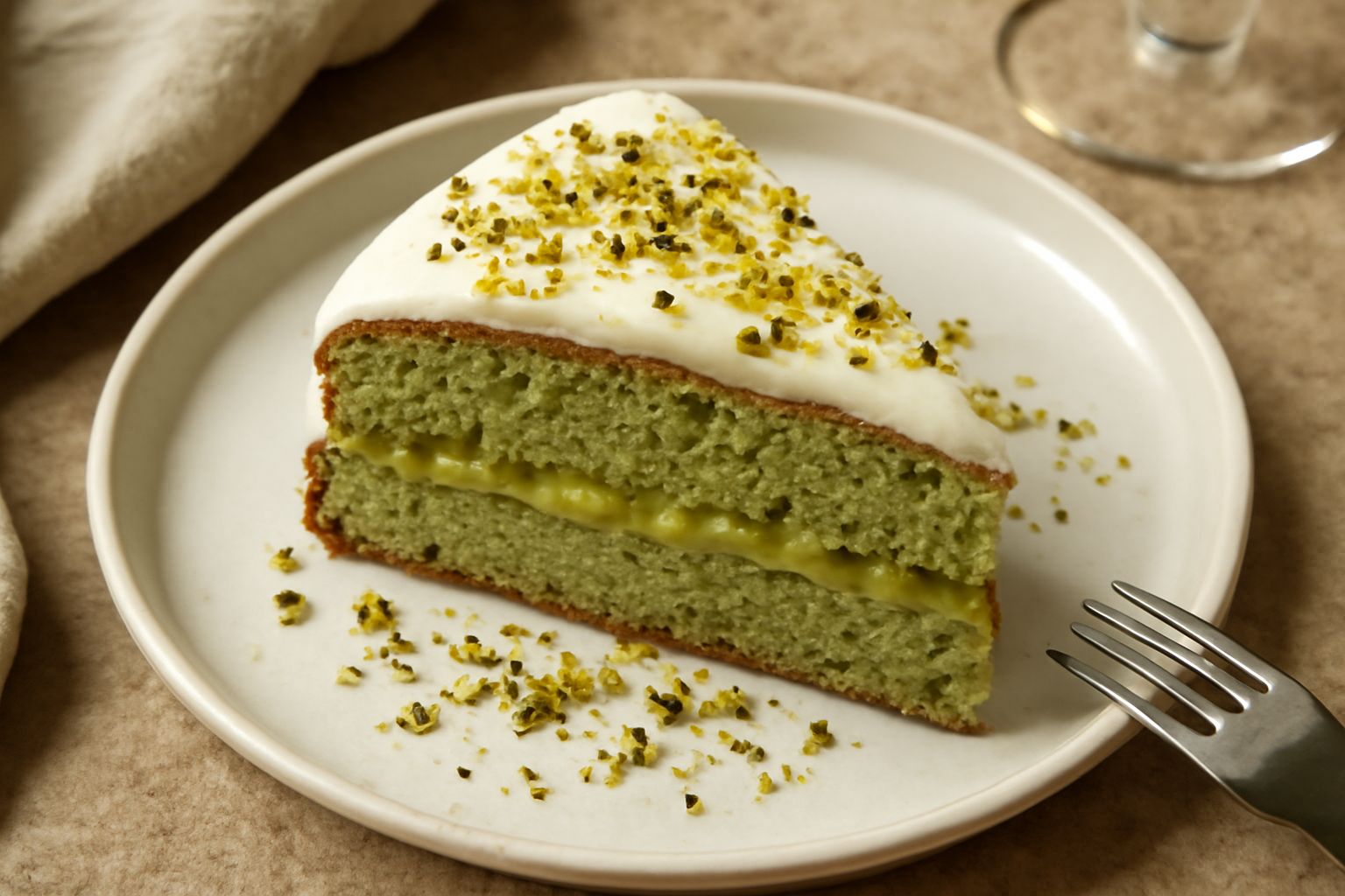 Torta di pistacchio