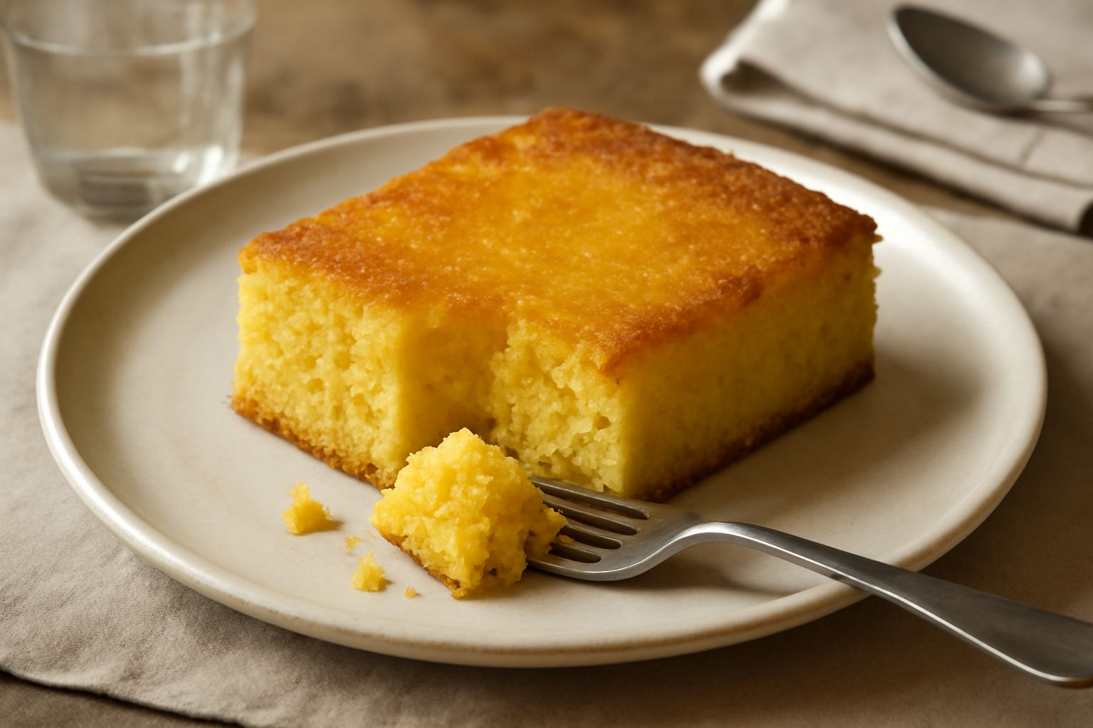 Torta di polenta dolce
