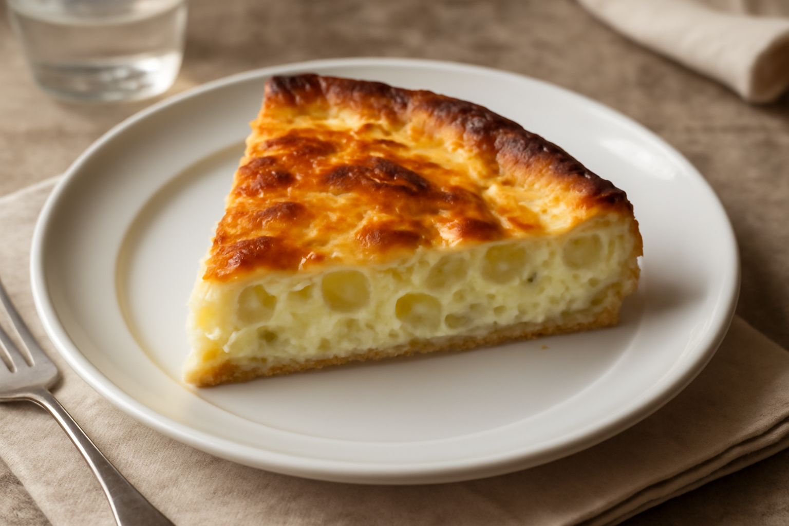 Torta di porri e formaggio
