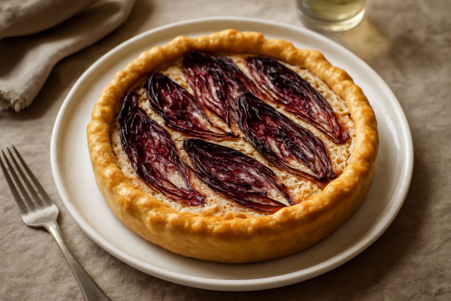 Torta di radicchio
