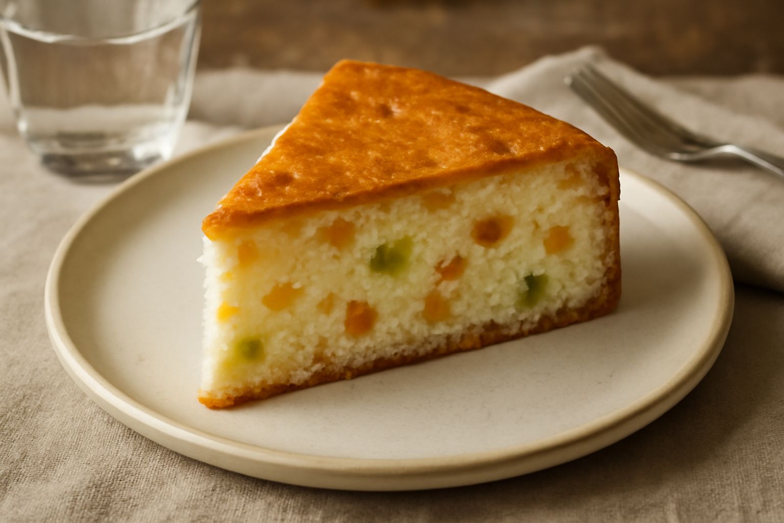 Torta di ricotta e canditi