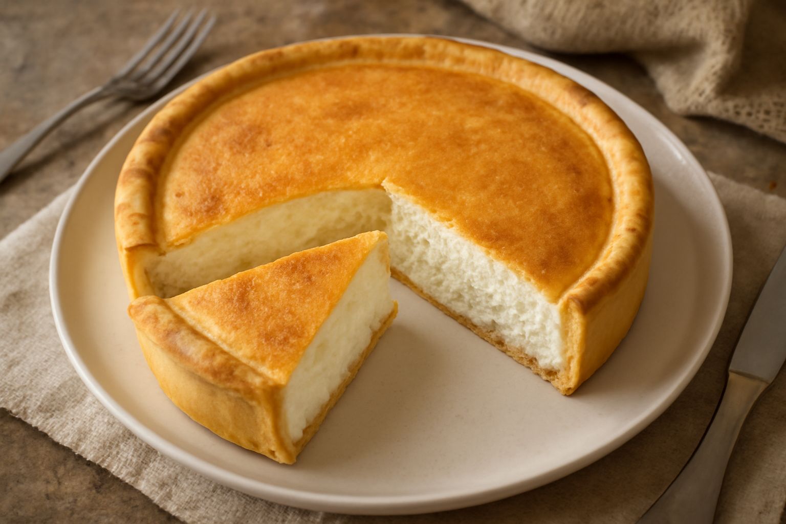 Torta di ricotta salata