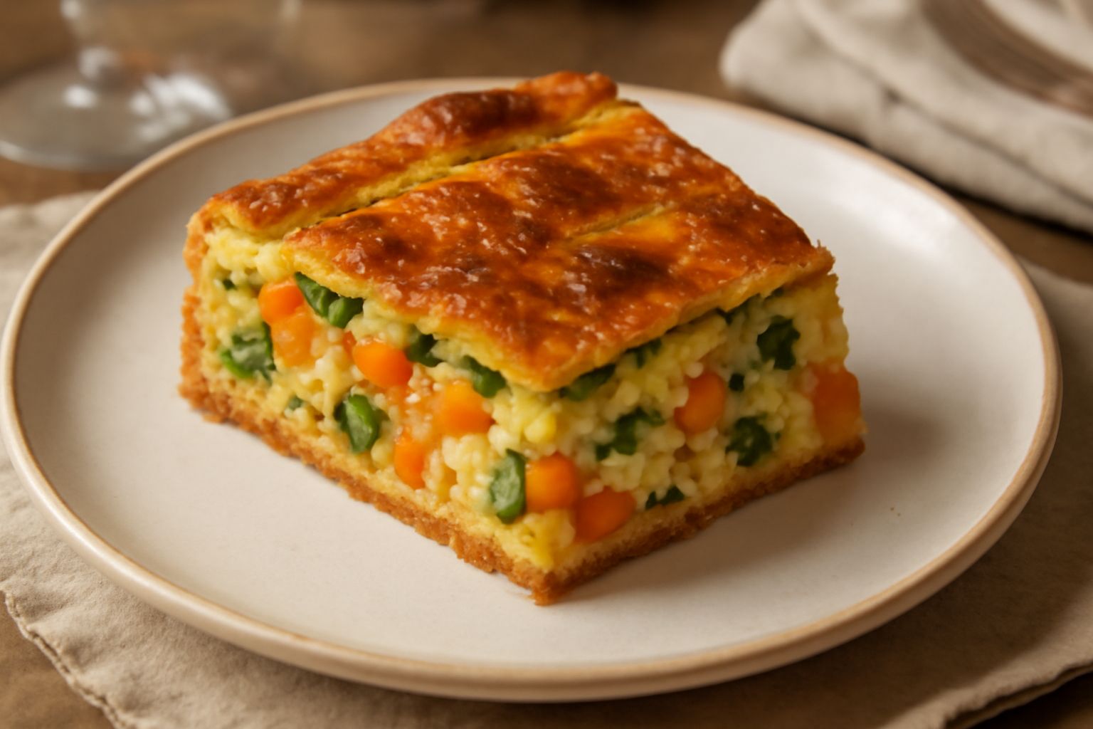 Torta di Verdure di Stagione