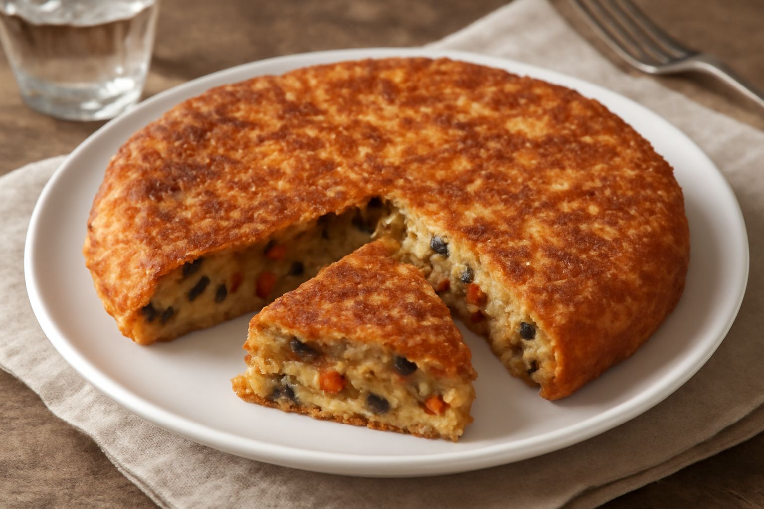 Torta di verdure fritta