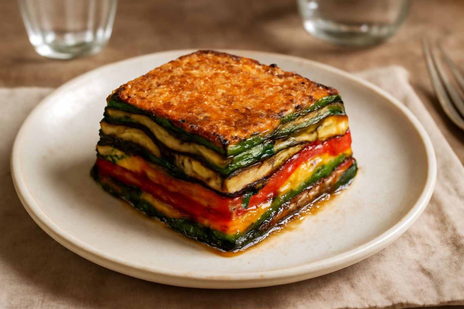 Torta di verdure sott'olio