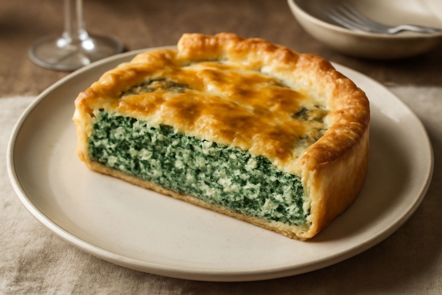 Torta d'spinaci e formaggio