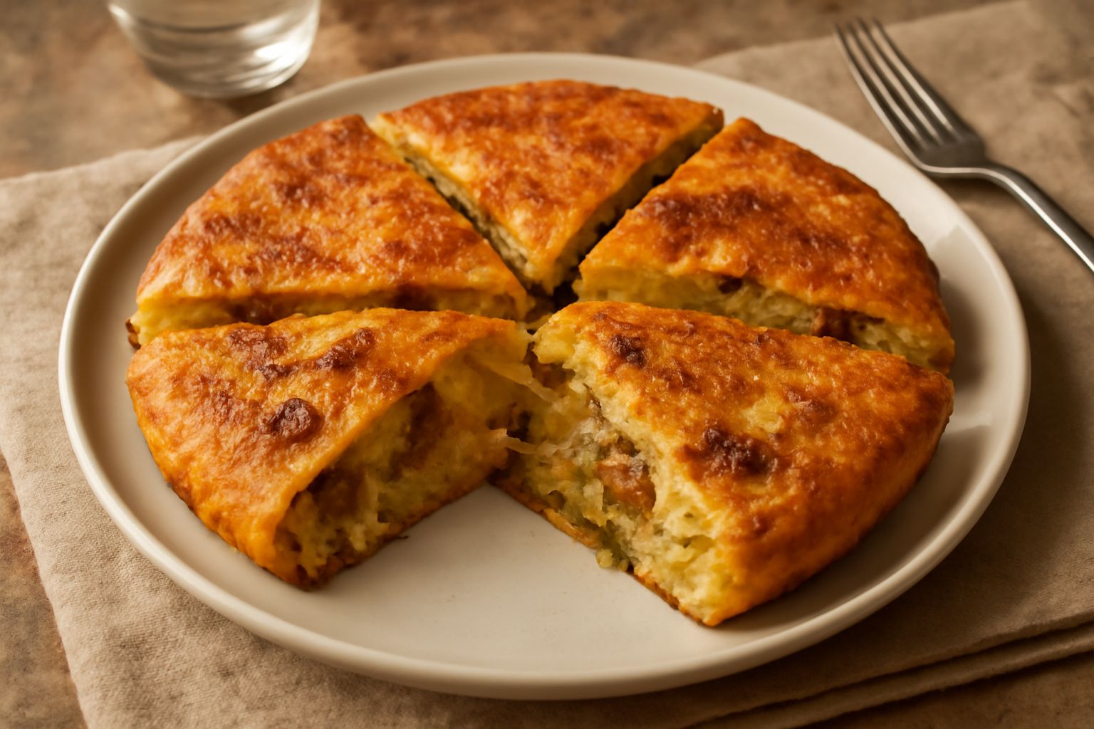 Torta fritta di avanzi