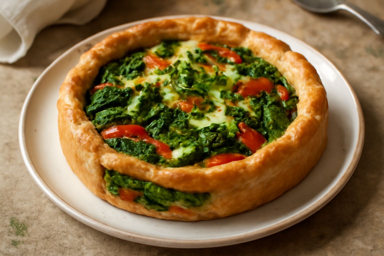 Torta rustica di verdure