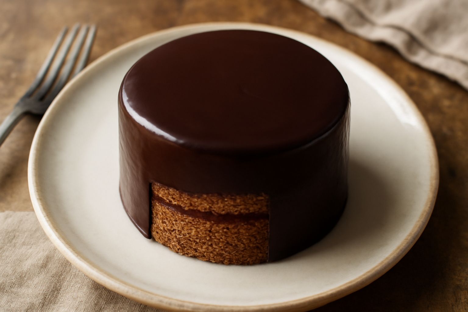 Torta Sacher ligure