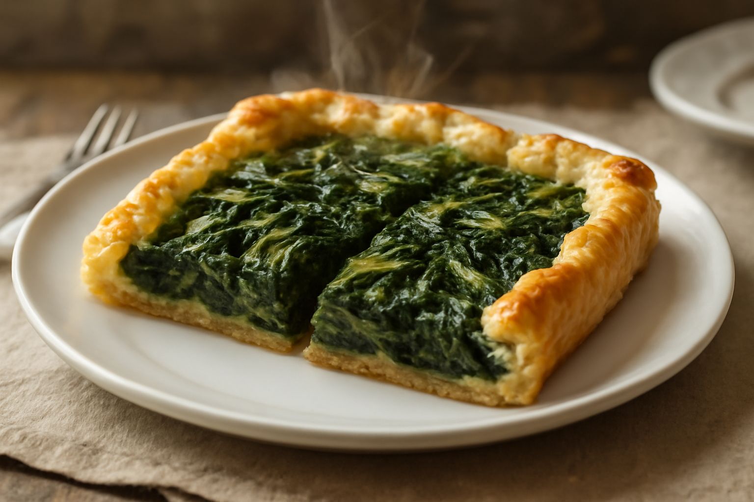 Torta salata alle verdure di campo